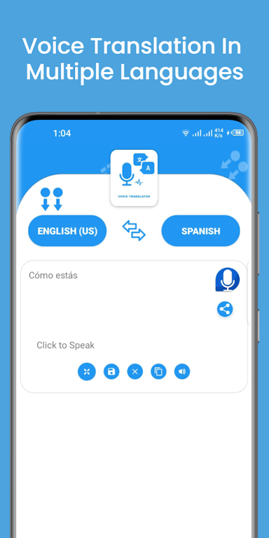 Voice Spanish translator