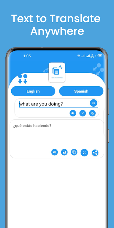 Voice Spanish translator