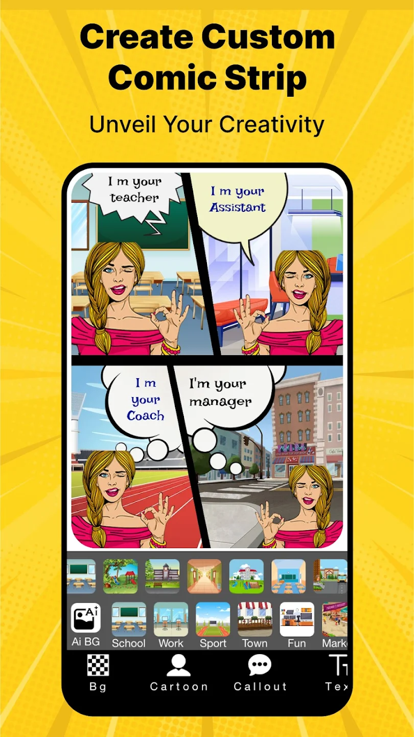 Cartoon Comic Strip Maker