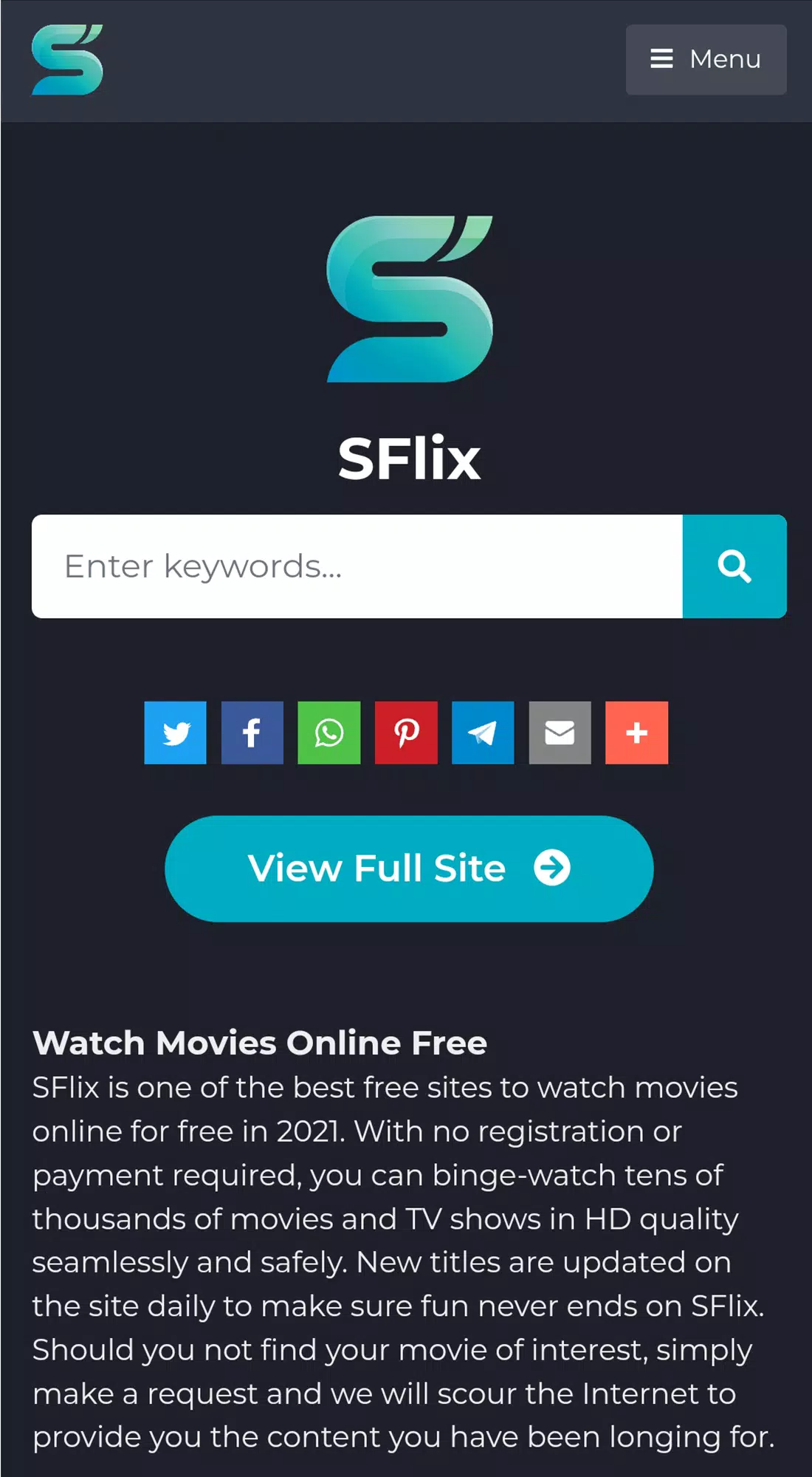 SFLIX Watch Movies & Series