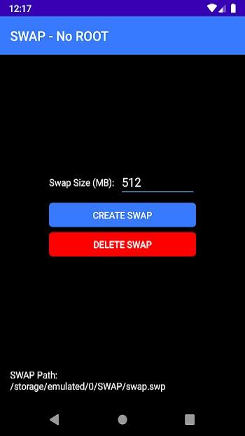 SWAP - No ROOT