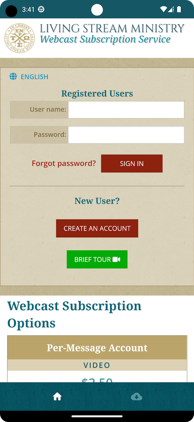 LSM Webcast Subscription
