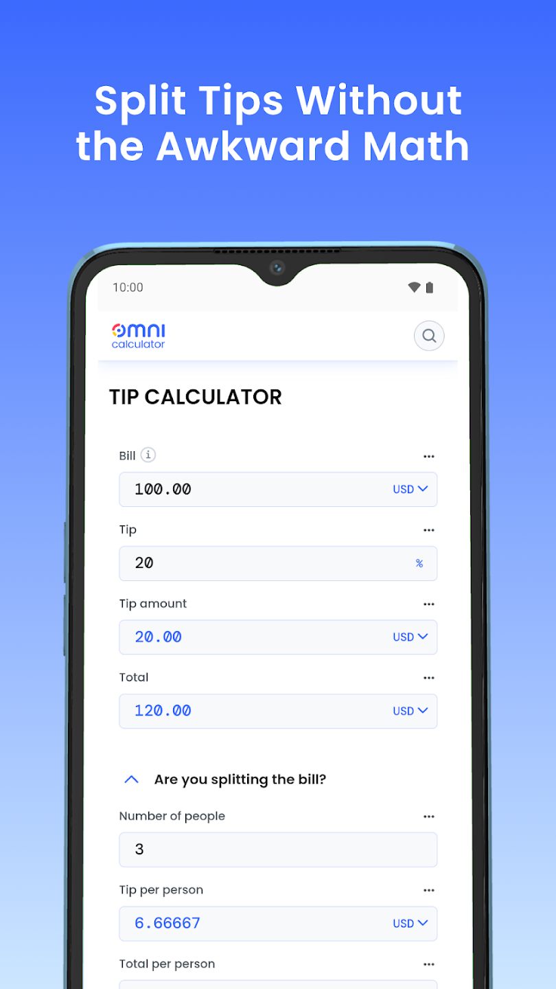 Omni calculator
