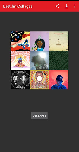 Last.fm Collage Generator