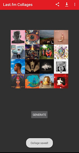 Last.fm Collage Generator