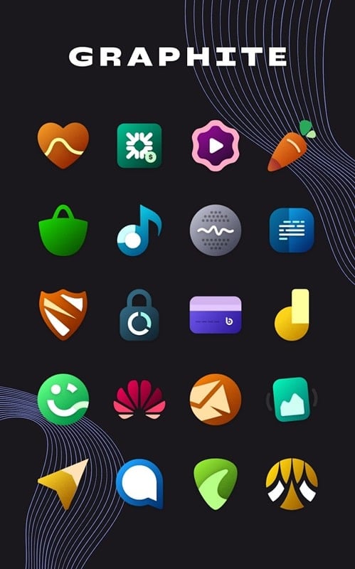 Graphite Icon Pack Android APK Download For Free