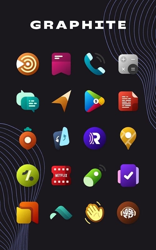 Graphite Icon Pack Android APK Download For Free