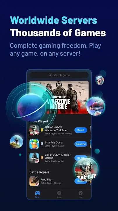 GearUP Booster Mod apk