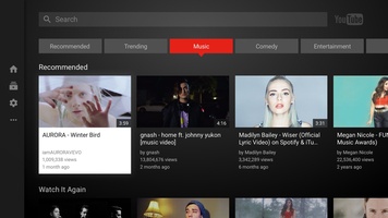 YouTube for Android TV