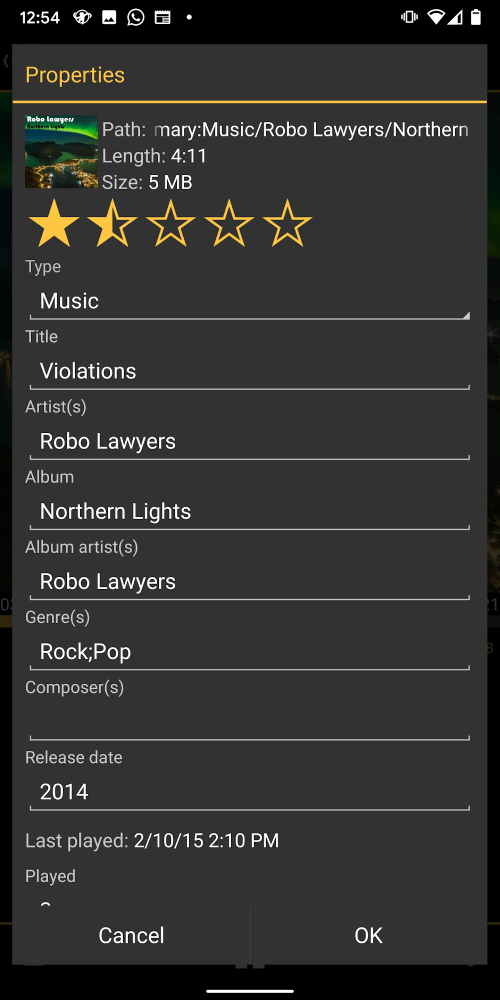 MediaMonkey v2.0.3.1224