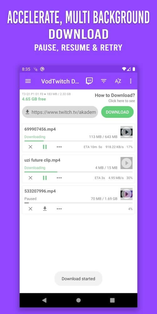 Video Downloader for Twitch (VodTwit) Mod