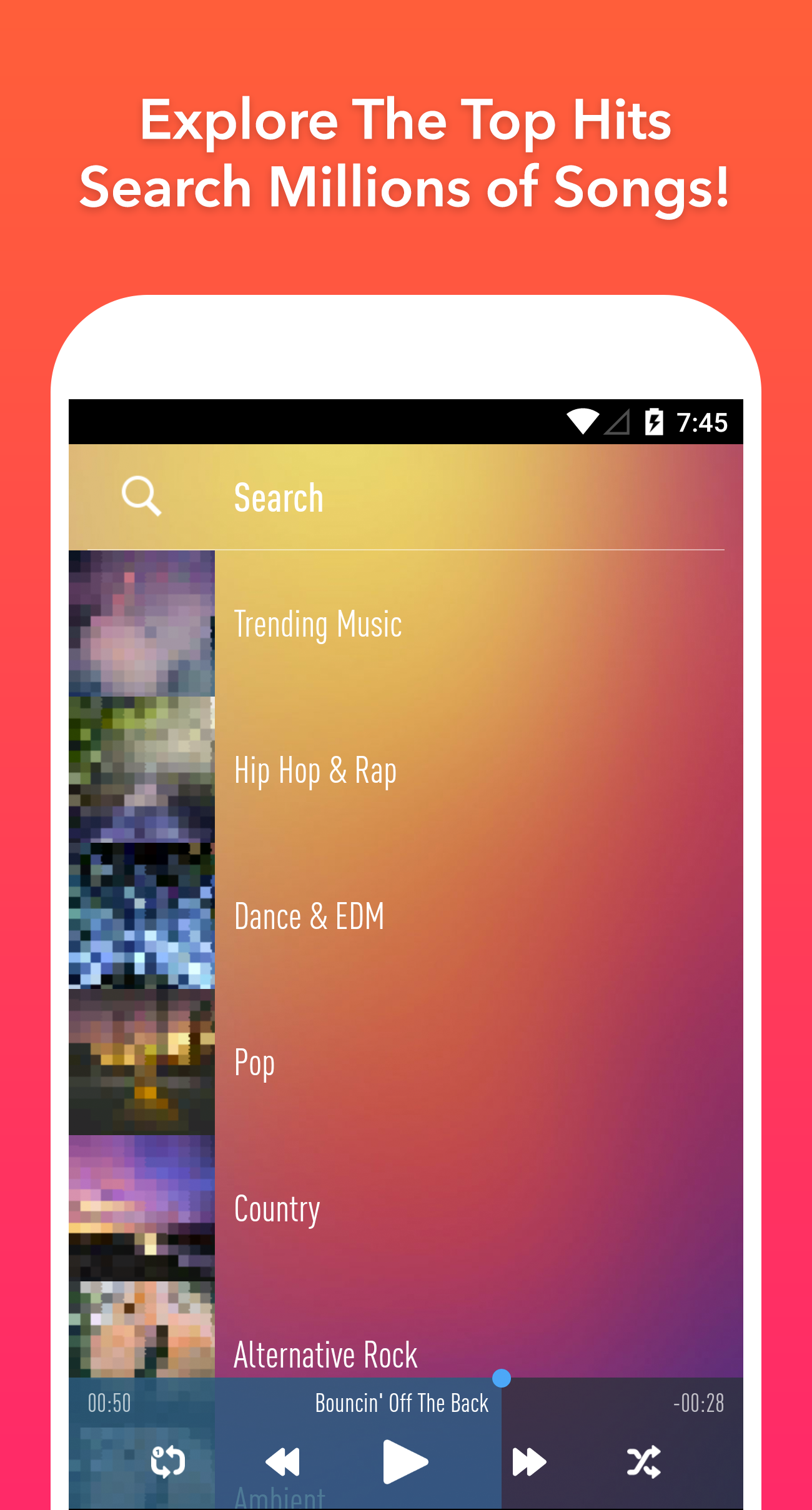 SongFlip Music Player