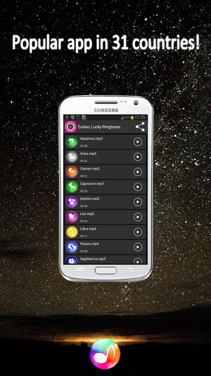 Zodiac Lucky Ringtones