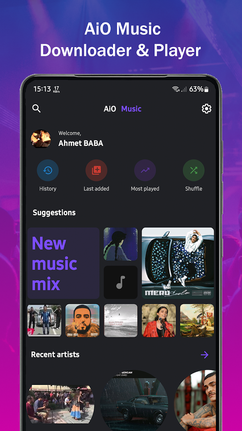 AiO Music Downloader & Player