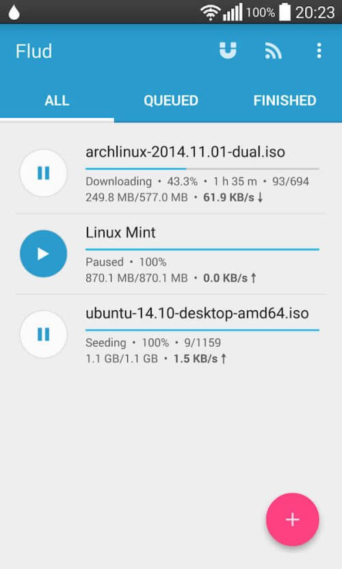 Flud – Torrent Downloader