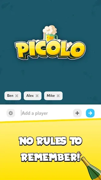 Picolo drinking game Picolo drinking game