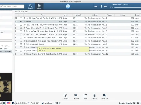 FrostWire Downloader & Player