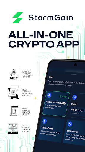 StormGain: Bitcoin & Crypto