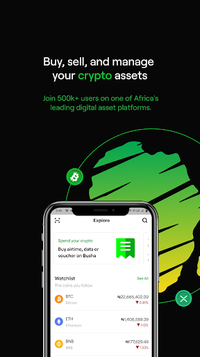 Busha: Buy & Sell BTC, ETH