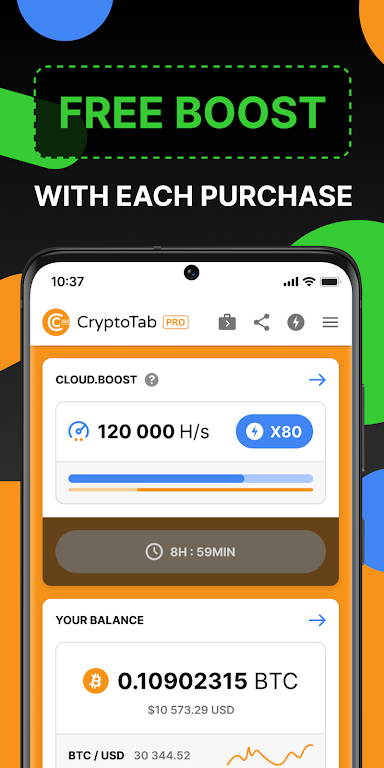 CryptoTab Browser Pro Level