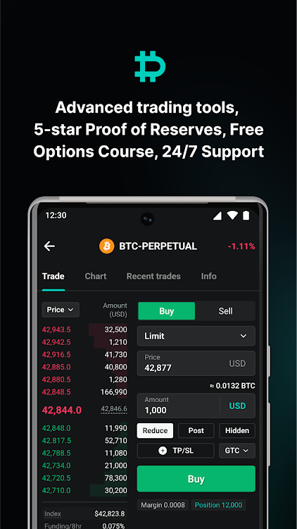 Deribit: BTC Options & Futures