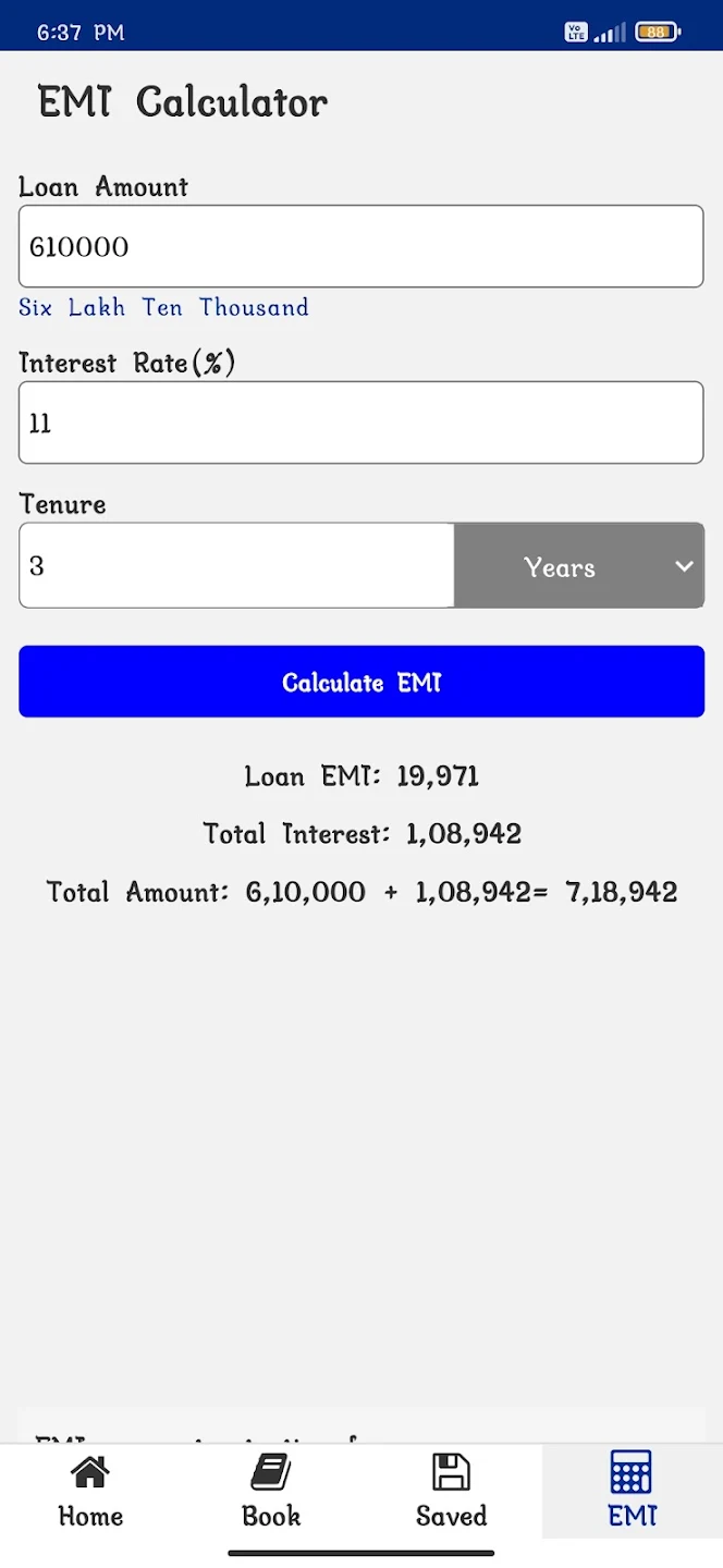 Interest Calculator