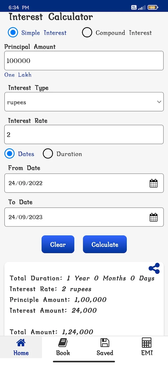 Interest Calculator
