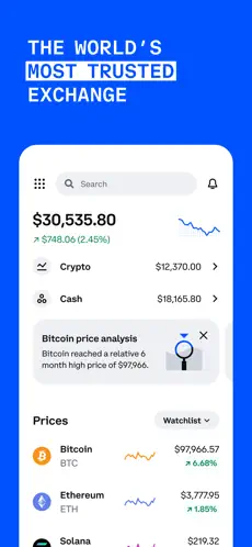 Coinbase: Buy BTC, ETH, SOL