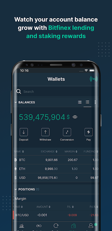 Bitfinex Android