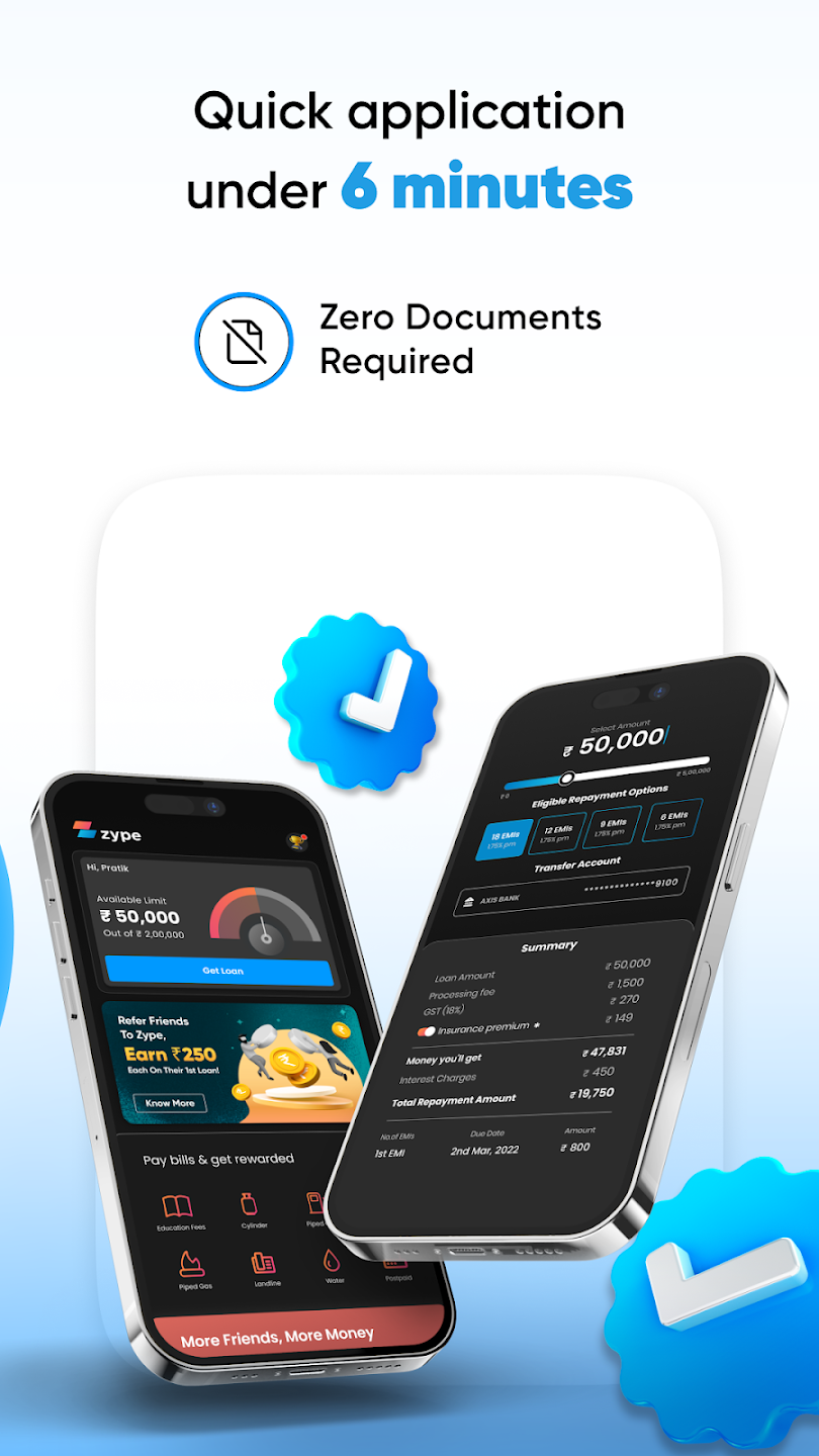 Zype Instant Personal Loan App