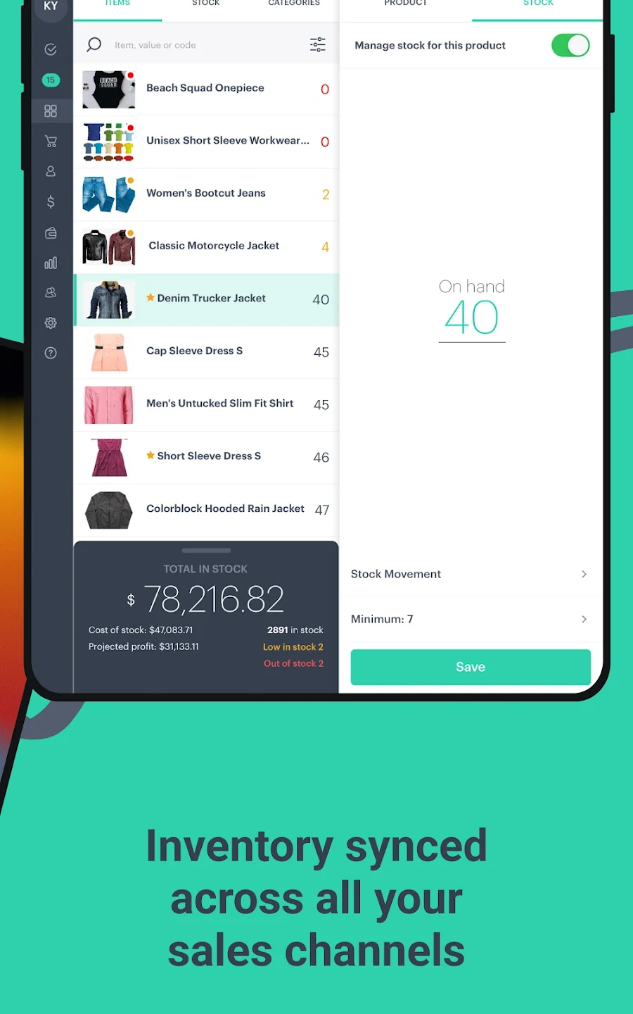 Kyte: POS System and Inventory