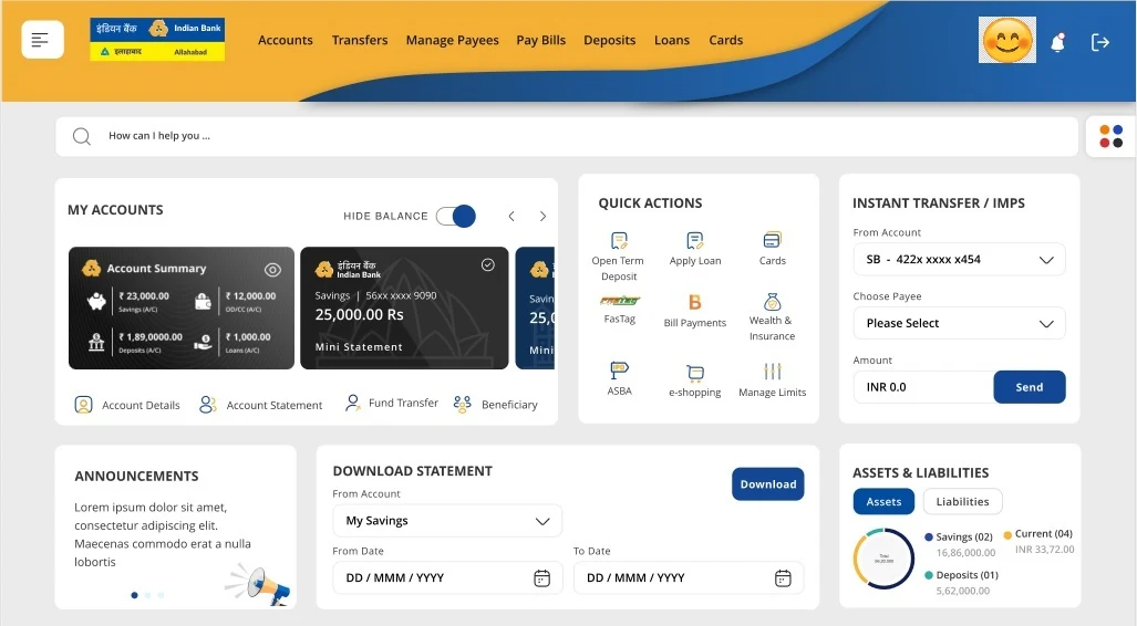 IndOASIS - Indian Bank Mobile