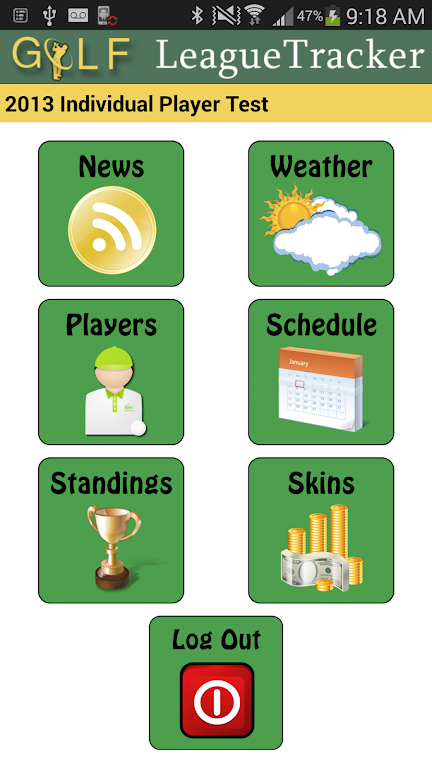 Golf League Tracker Classic
