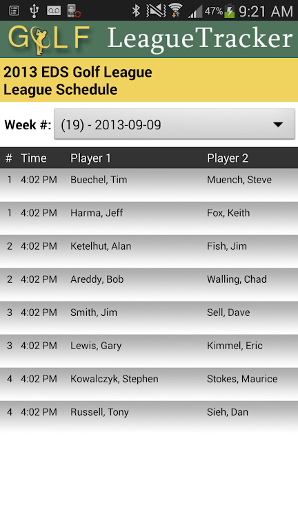 Golf League Tracker Classic