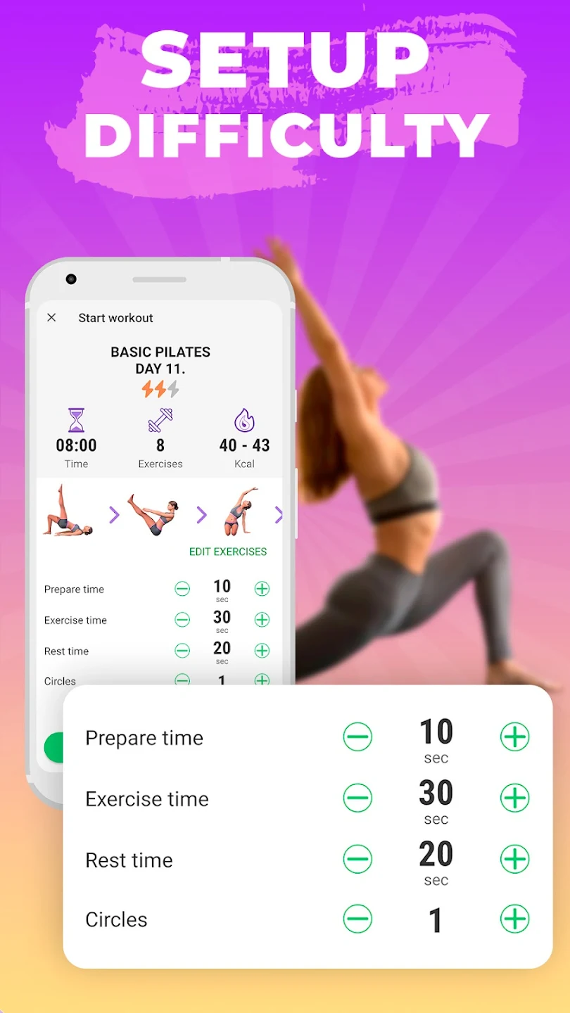 Pilates workout routine