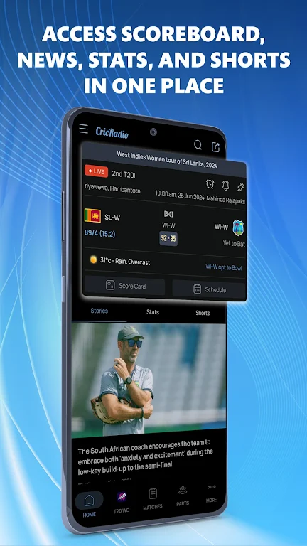CricRadio - Live Cricket Score