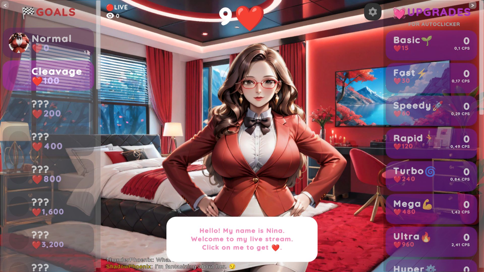Hentai Clicker: Nina is Streaming
