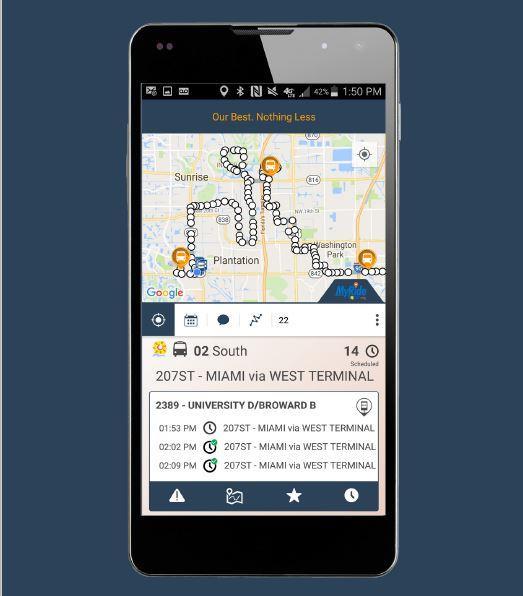 MyRide Broward Android