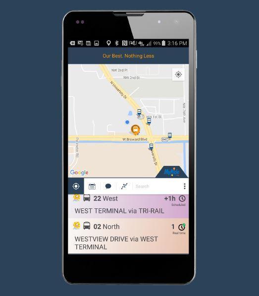 MyRide Broward Android