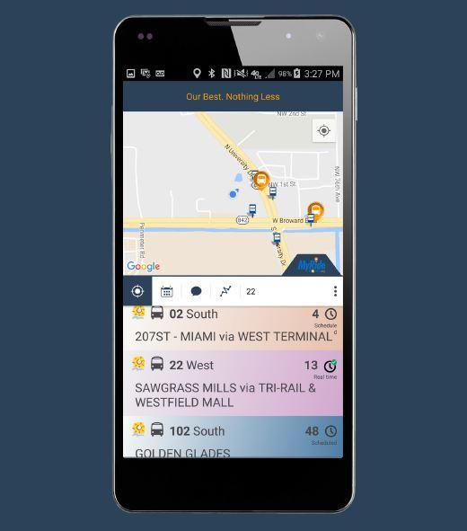 MyRide Broward Android