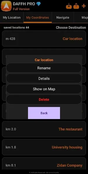 DAFFH LITE Navigator