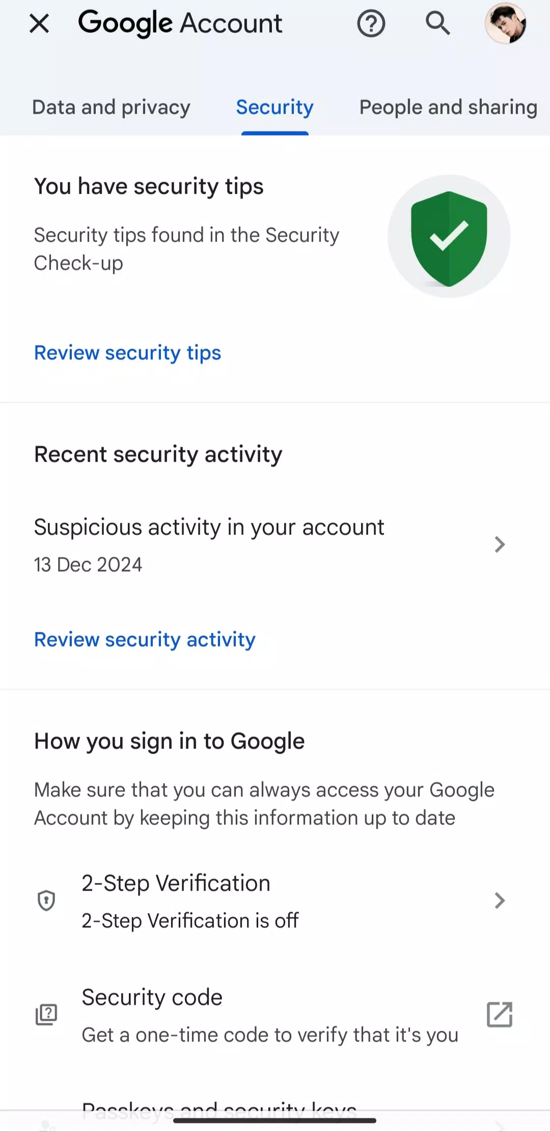 Google Account Manager