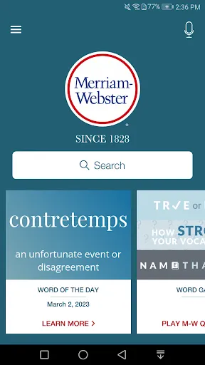 Merriam - Webster Dictionary