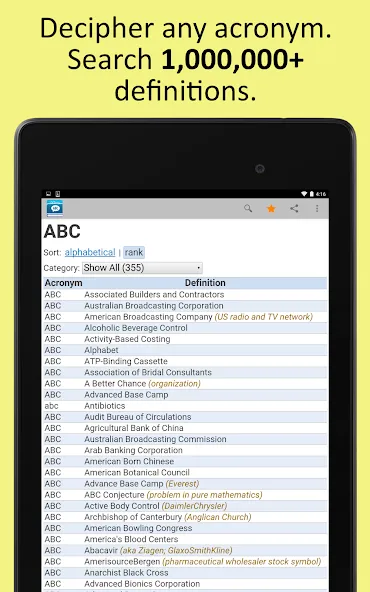 Acronyms and Abbreviations