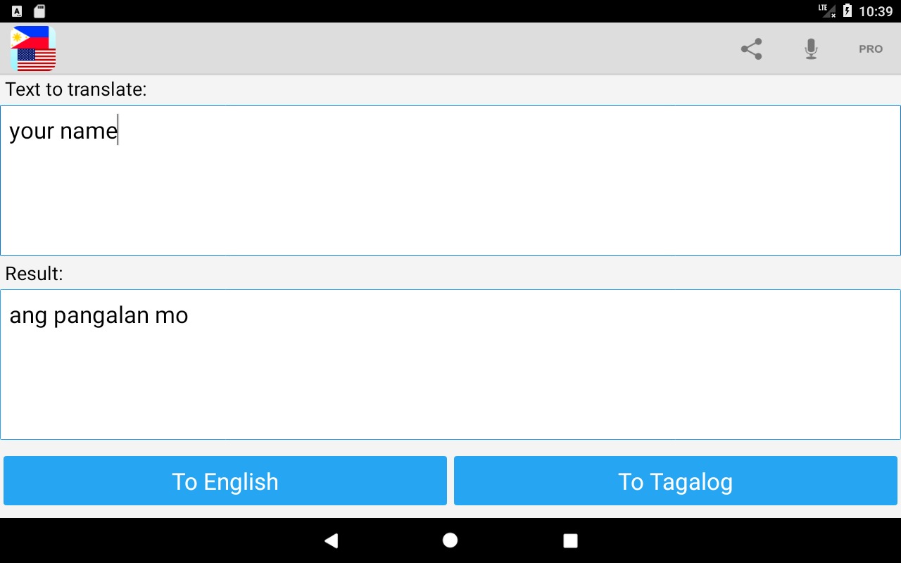 Tagalog English Translator Tagalog English Translator