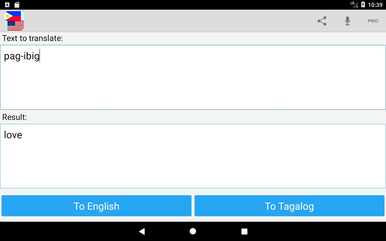 Tagalog English Translator Tagalog English Translator