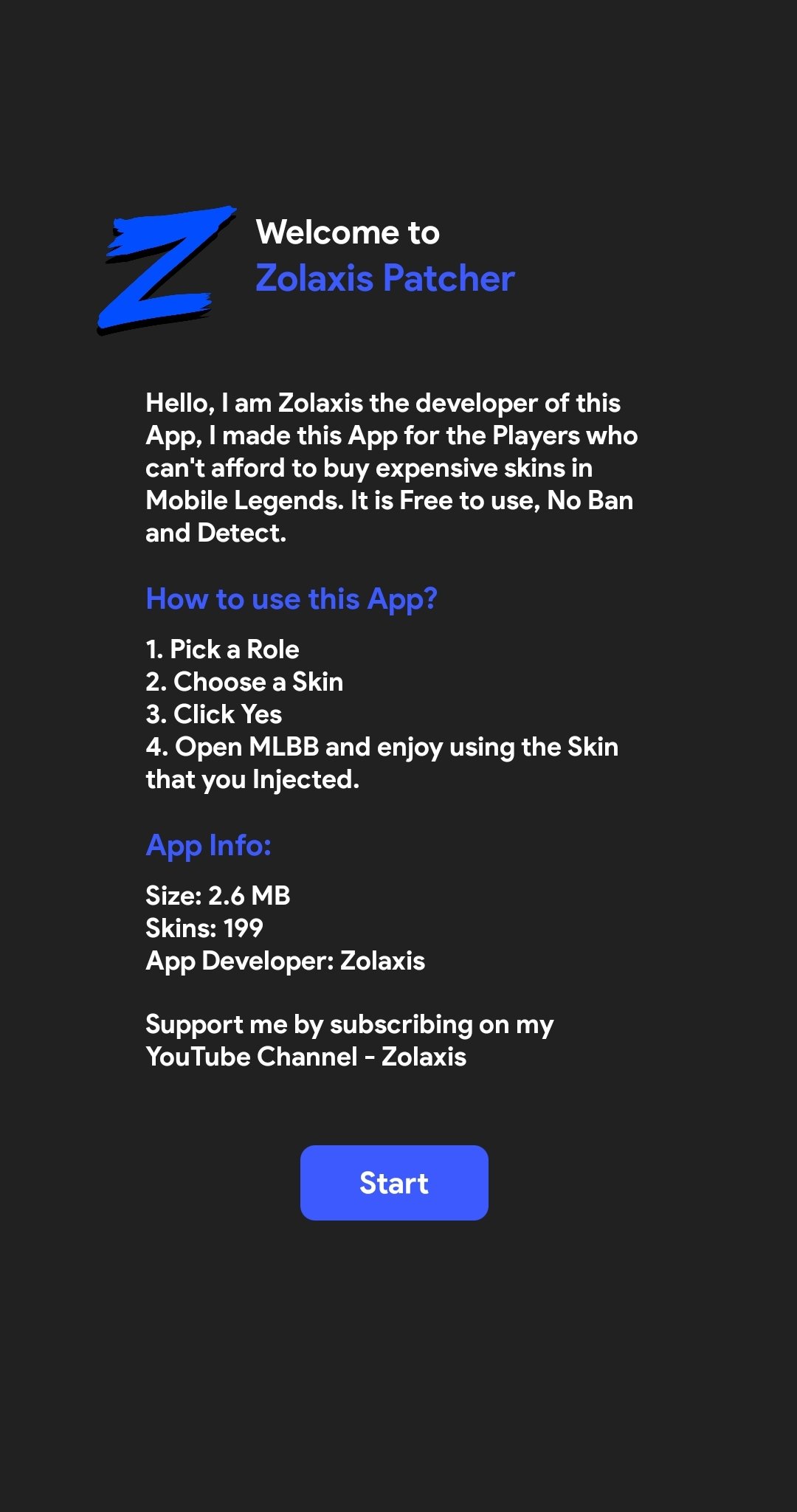 Zolaxis Patcher