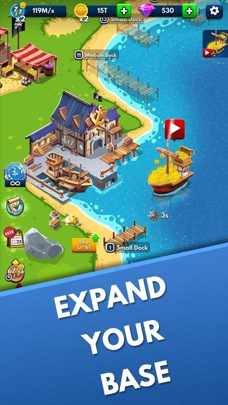 Idle Pirate Tycoon