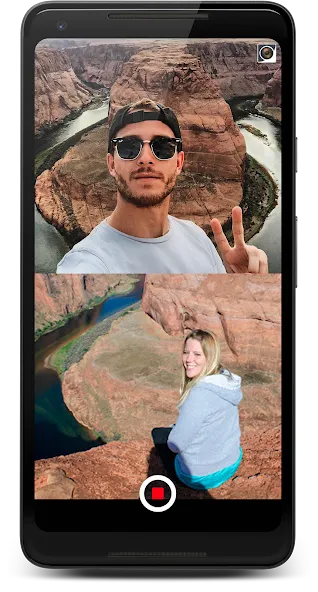 Dual Camera : Front & Back Cam