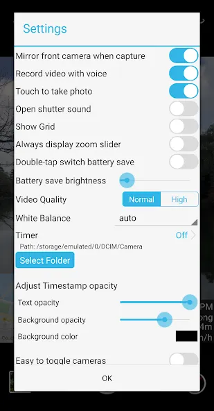 Timestamp Camera